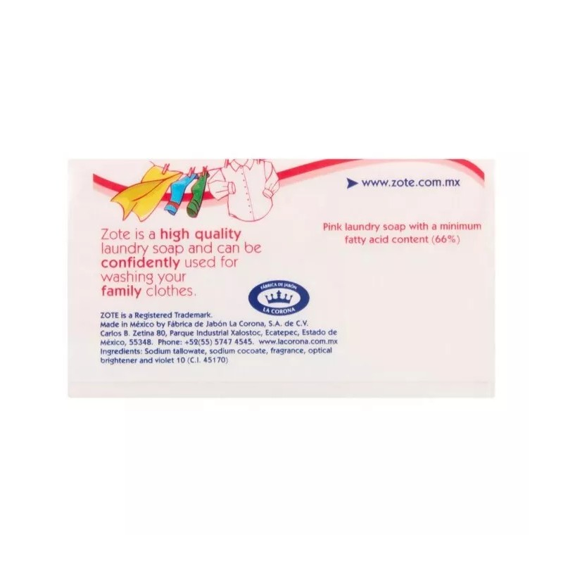 zote laundry bar soap-pink