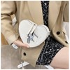 Y2K Heart Shape Gothic Purse Chain Shoulder Bag Kawaii Emo