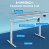 Shintenchi Standing Desk, Height Adjustable Electric Sit Stand up Desk,