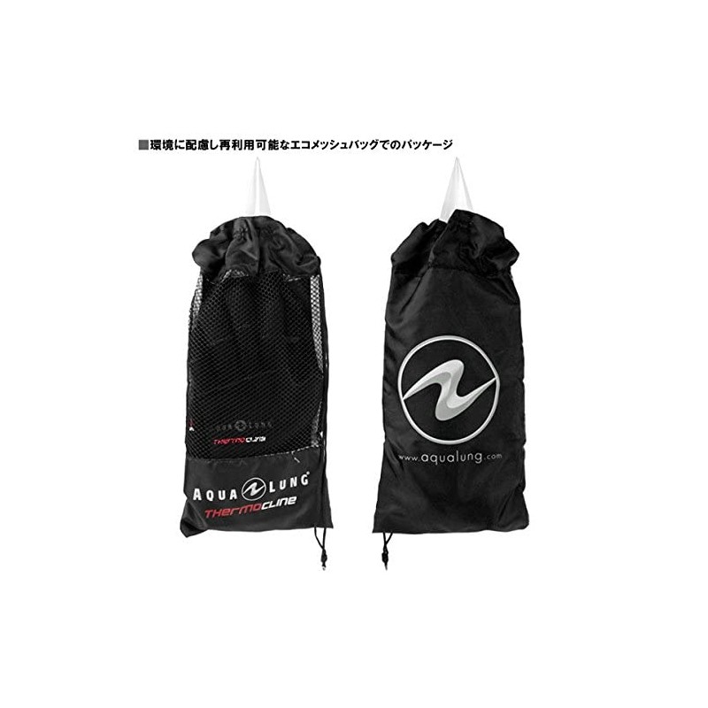 Aqualang 0.1 inch (3 mm) Thermo Glove Black [Diving Gloves]*/XL