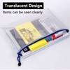 Plastic Wallets - 12 Pcs Zip Lock Bags Plastic Folders