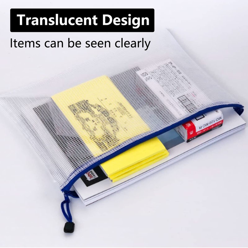 Plastic Wallets - 12 Pcs Zip Lock Bags Plastic Folders