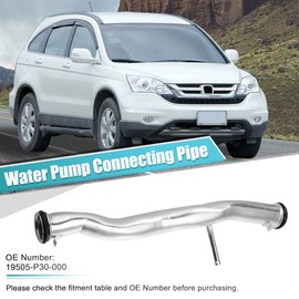 X AUTOHAUX Water Pump Connecting Pipe for Honda Civic 1999-2000 for Honda Civic del Sol 1996-1997 for Honda CR-V 1997-2001 Engine Coolant Pipe 19505-P30-000