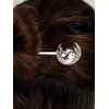 HAQUIL Dragon Crescent Moon Hairstick For Women Men Fashion Punk