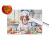 Caroline's Treasures DAC6221LCB Brittany Spaniel The Chef Glass Cutting Board