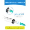 Luer Lock Syringe 10ml - Sterile Disposable Syringes without Needles