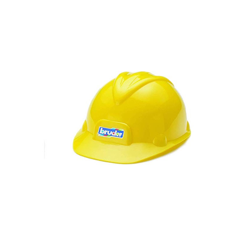 Bruder Toys Construction Worker Hard Hat Yellow Helmet for Kids