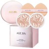 AGE 20 'S SIGNATURE ESSENCE COVER PACT WITH REFILL + FREE AIR PUFF 견미리 쿠션 21 LIGHT BEIGE