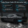 POPMOTORZ Ice Blue LED Side Marker Lights Assembly Compatible With