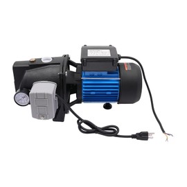 Shallow Well Pump, 110V Portable Electric Water Pump Stainless Steel Water Transfer Pump Garden Jet Pump Versatile Sprinkler Booster Pump for Gardening, Farms, Industrial Water (0.55KW 0.75HP)
