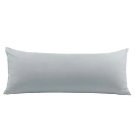 PiccoCasa Pillow Cover Body Pillow Case Microfiber Long Large Life Size Body Pillow Case Hotel Quality Nordic Solid Color with Zipper 1 Piece Light Grey 50*180cm