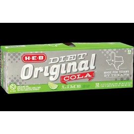 Unbranded Diet Cola With Lime Fridge Pack Cans 12 fl. oz (12 Count) Very Refreshing.