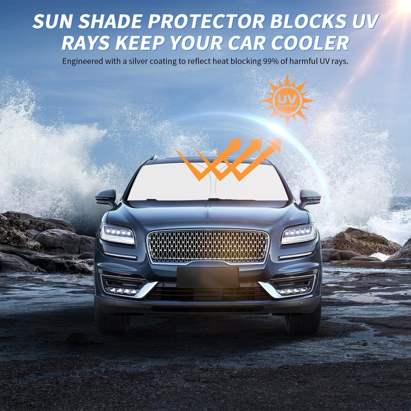 Tacoma Customized Windshield Sun Shade for 2016-2026 Tacoma SR/SR5/TRD Sport/TRD