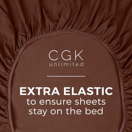 Full Size Fitted Sheet - Single Fitted Sheet Full - Fitted Sheet Only - Fitted Sheet Deep Pocket - Fitted Sheet for Full Mattress - Softer Than Egyptian Cotton - 1 Fitted Full Sheet Only - Fitted Full