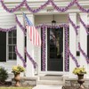 Krissing 66FT 4th of July Tinsel Garland, Patriotic Red White