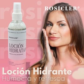 Loción Hidratante 230ml  Ligera  Piel Suave  Fresca  Revitalizada  Textura No Grasa  Con Agua De Rosas  Hamamelis  Benjuí  Hidratación  Cuidado Diario