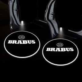 KLIFE LIMITED 2Pcs LED Car Door Welcome Light HD Projector Lamp Accessories For Honda Civic Fit Accord City Vezel CR-V S660 Odyssey HR-V:_BRABUS