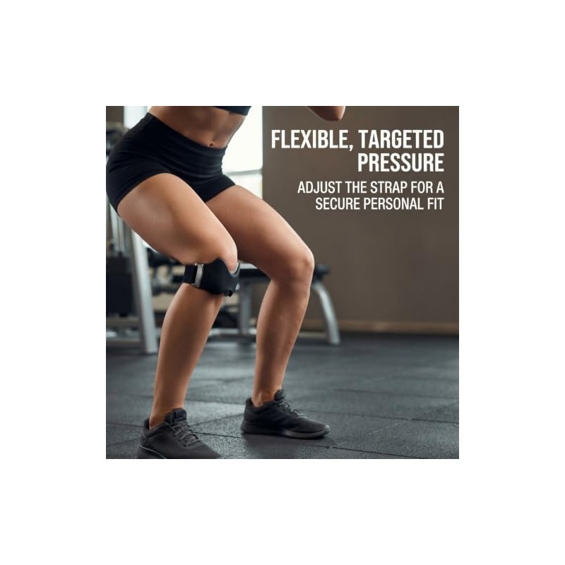 Stryd Precision Knee Strap, Adjustable Support for Running, Gym