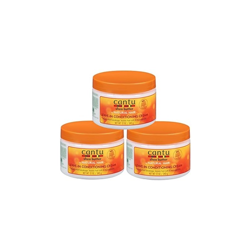 Cantu Natural Hair Leave-In Conditioning Cream 12oz Jar by Cantu