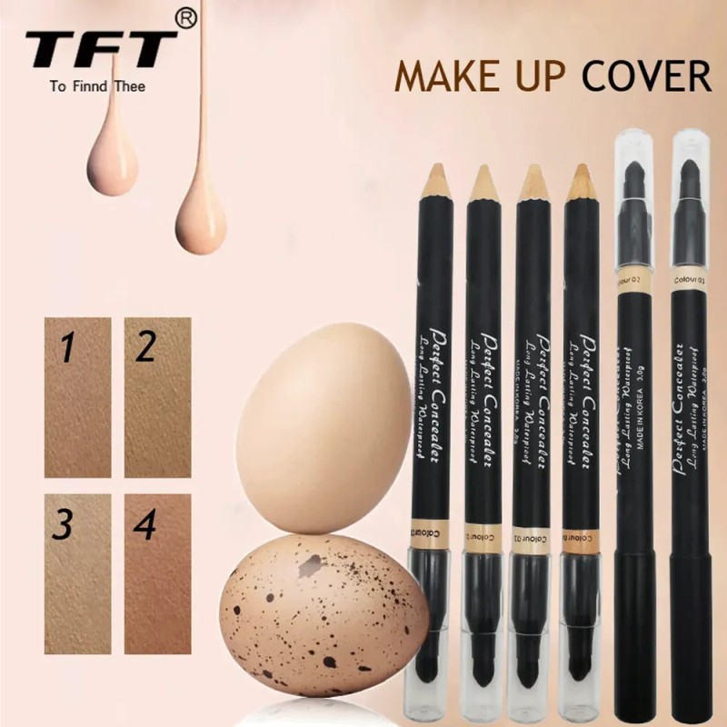 Lápiz Corrector Tft Para Rostro De Doble Cara Debajo De