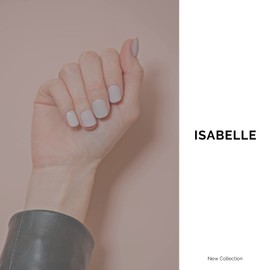 NAILOG Semi Cured Gel Nail Strips, 34 pcs Salon-Quality Gel Nail Stickers, Long Lasting Nail Wraps for Women with Soft Gel Finish | Isabelle