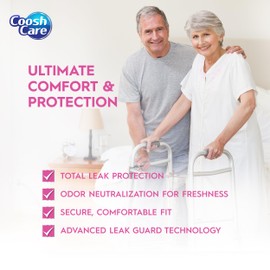 Adult Pull-Up Underwear for Men and Women, Maximum Absorbency and Comfort for Day & Night Protection (X-Large, 64, Count)