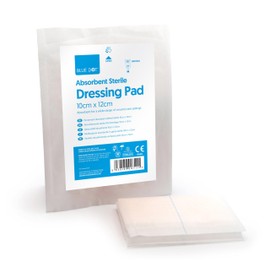 Blue Dot Sterile Absorbent Dressing Pads 20-Pieces, 10cm x 12cm Size