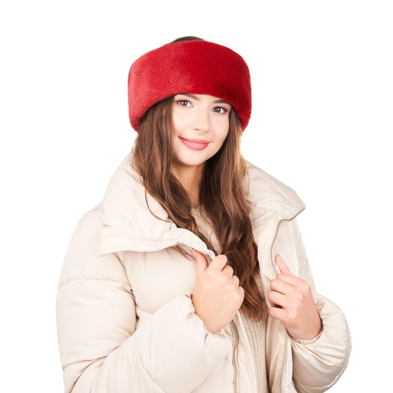 Futrzane Modern Headband - Ladies Winter Fur Headbands - Soft