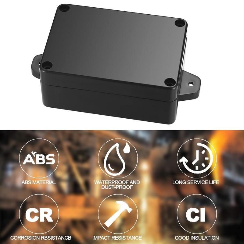 Pack of 4 Junction Boxes, Waterproof IP65, Outdoor Junction Box,