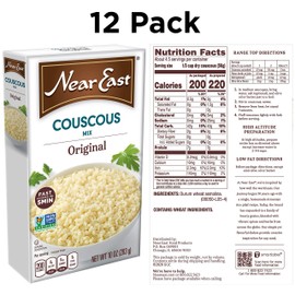 Near East Couscous Mix, Original, 10oz Boxes (12 Pack)