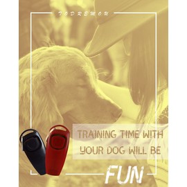 TODREMOU Dog Whistle Recall Training 2 Pack-Professional High Pitch-Can Be Heard By Human Ears (Red+Black)