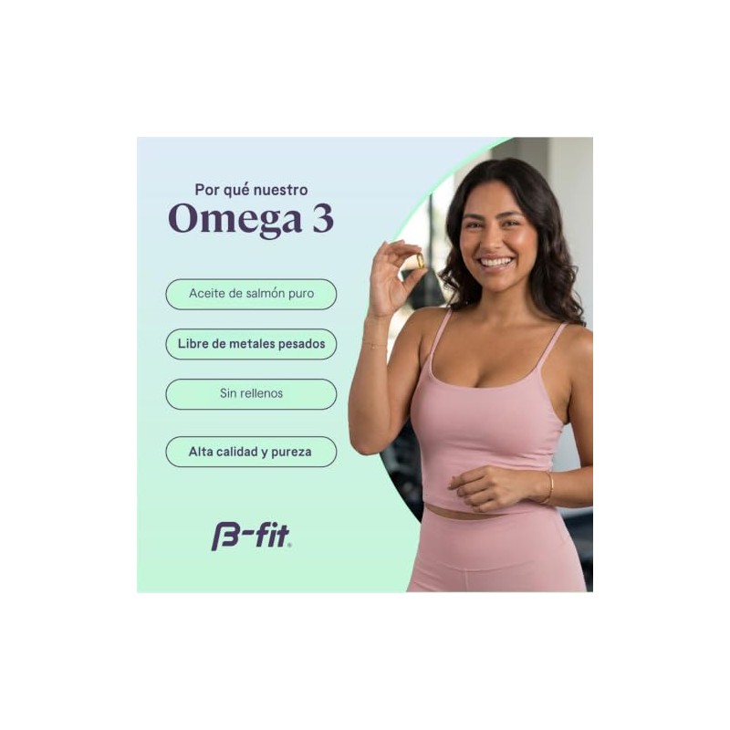 B-FIT Omega 3 1800 mg Ácidos Grasos - 1080 EPA