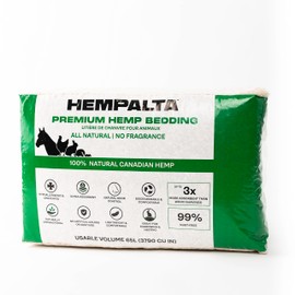 HEMPALTA Premium Hemp Bedding for Small Animals & Chickens: Ultra-Absorbent, Dust-Free & Comfortable (65L)