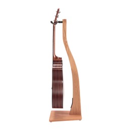 Zither Wooden Guitar Stand - Handcrafted Solid Wood Red Oak Floor Stands Best for Acoustic, Electric and Classical Guitars, Made in USA