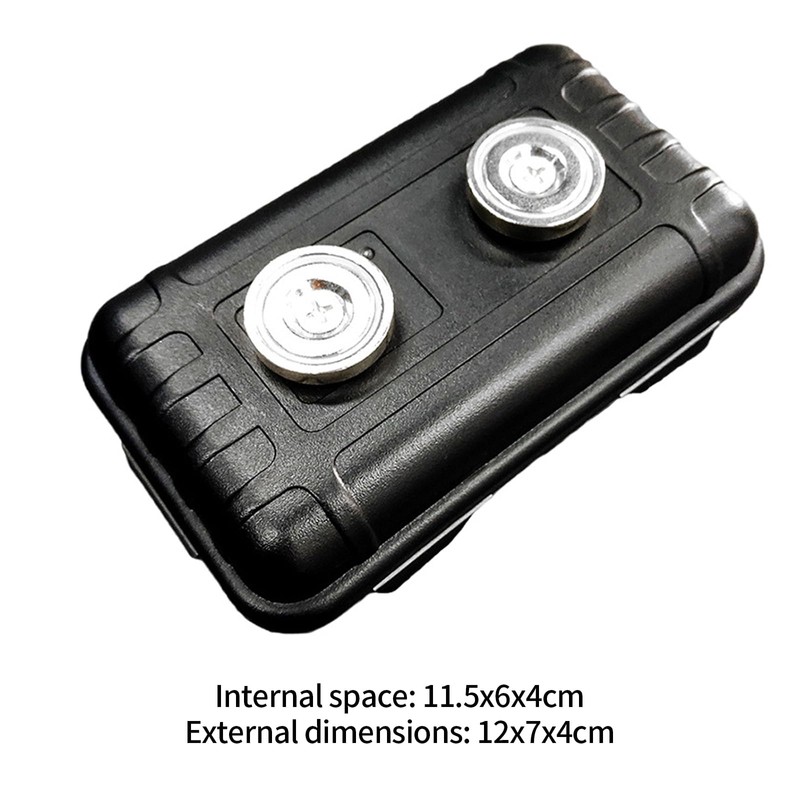 Xiciki Magnetic Key Box, Waterproof Magnetic Key Hide for Outdoors,