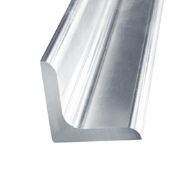 Xadnitu 1 Piece 1.5" x 1.5" x 0.25" Structural Aluminum Angle Profile, Angled Aluminum Extrusion for DIY, Home Improvement and Construction, 48" Length, 1/4" Wall Thickness