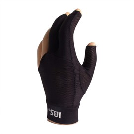 Manuel Gil Billiard IBS Glove Gold Mesh Black