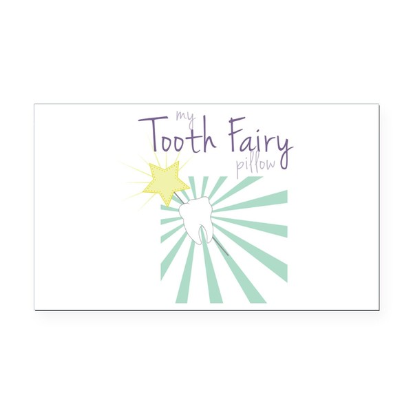 CafePress My Tooth Fairy Pillow Rectangle Car Bumper Magnet