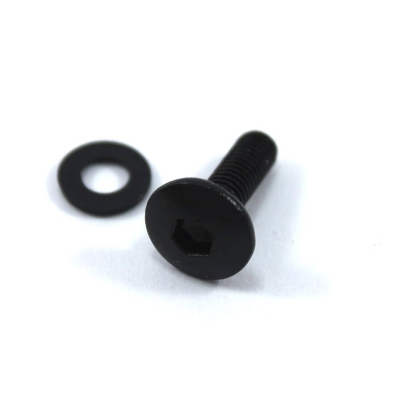 Speedy Fasteners Black Aluminium Motorcycle Wind Screen Windshield Bolts Washers
