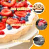 Quyimy 2 Pack 9.5 Inch Tart Pan Pie Pan, Heavy