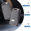 YO&YOYE Compatible with Mazda Key Fob Cover with Keychain Leather