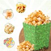 SAVITA 24pcs Popcorn Boxes, 4.72x2.76x1.97in Green Brown Miner Theme Popcorn