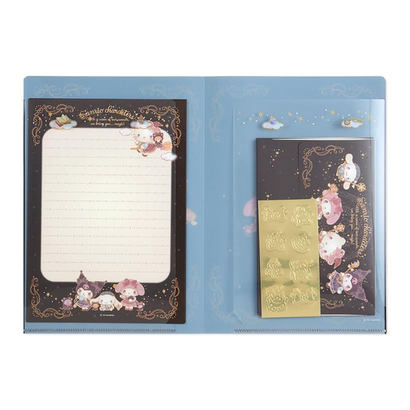 Sanrio 473022 Sanrio Characters Letter Set with Case (Magical)