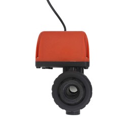 PVC - 2-way motor ball valve PVC ball valve electric DC 6V 12V 24V - zone valve 2-way 1/2 3/4 1 inch (DC 12V, 3/4 inch DN20)