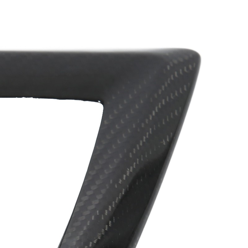 Gear Shift Panel Frame Carbon Fiber Shifter Cover Replacement for
