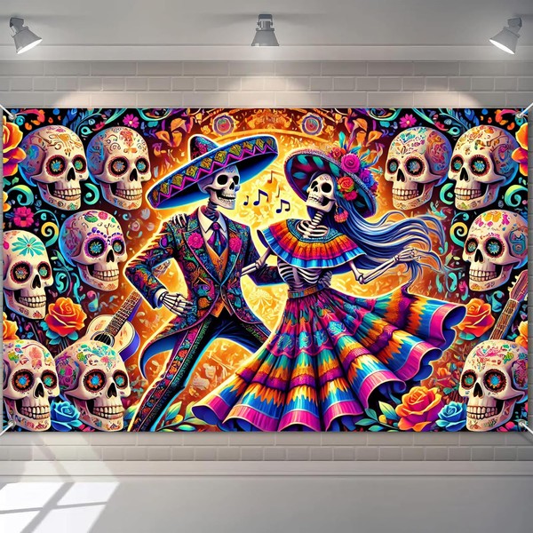 BlissYard Day of the Dead Banner Dia de los Muertos