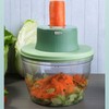 2 in 1 Electric Vegetable Cutter 1200rpm USB Charging Vegetable