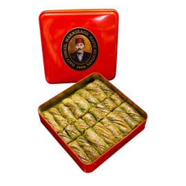 Hafiz Mustafa 1864 Istanbul Baklava Pastry Box - Baked Baklava Dessert Snacks Made from Fresh Phyllo Dough Sheets, Pistachio, Hazelnut, Walnut - Turkish Sweets Tray Gift Ideas for Birthday, Christmas