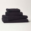 Extra Soft Premium Luxury Egyptian Cotton Hand Towels 700 g/m² Black