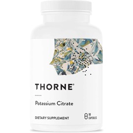 Thorne Research - Potassium Citrate - Highly-Absorbable Potassium Supplement for Kidney, Heart, and Skeletal Support - 90 Capsules